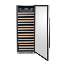 Load image into Gallery viewer, 166 Bottle Whynter Built-in Stainless Steel Compressor Wine Refrigerator