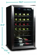 Load image into Gallery viewer, 26 bottle Black &amp; Decker wine regrigerator - Enchant your evenings!