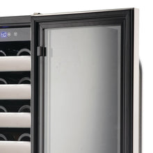 Load image into Gallery viewer, 33 Bottle Whynter Elite Seamless Stainless Steel Door Single Zone Built-in Wine Refrigerator