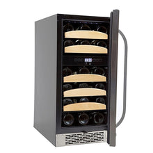 Load image into Gallery viewer, 28 bottle Whynter Dual Temperature Zone Built-In Wine Refrigerator