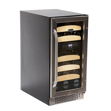 Load image into Gallery viewer, 28 bottle Whynter Dual Temperature Zone Built-In Wine Refrigerator