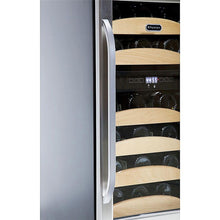 Load image into Gallery viewer, 28 bottle Whynter Dual Temperature Zone Built-In Wine Refrigerator